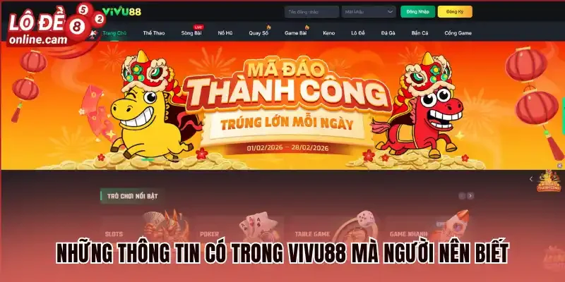 Những thông tin có trong Vivu88 mà người nên biết